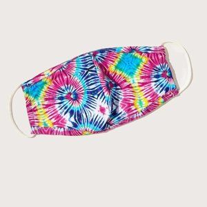 Tie Dye Adjustable Face Mask 100% Cotton One Size